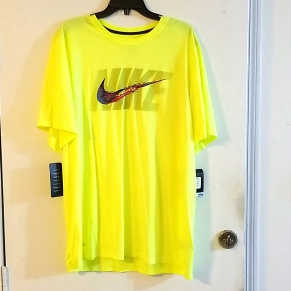 Nike Other - Nike dri fit yellow Tshirt
